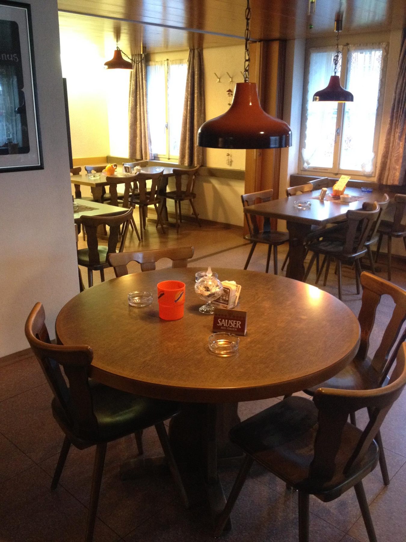 Gaststube im Restaurant Terminus